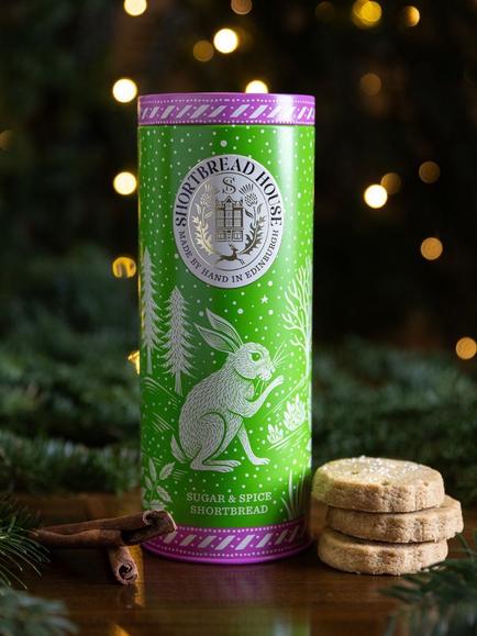 Shortbread House of Edinburgh Shortbread with Sugar Spice Tin, 200g - view 2, Multi