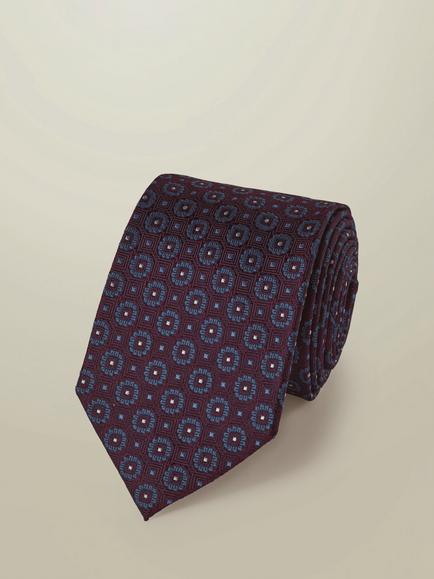 Charles Tyrwhitt Silk Tie, Red Burgundy