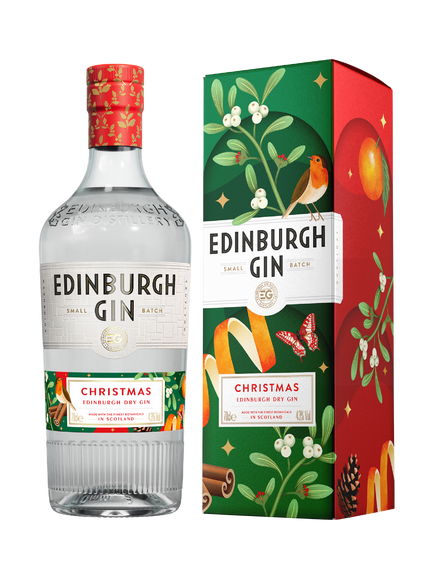Edinburgh Gin Christmas Gin, 70cl, Multi