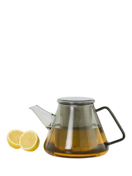 AdHoc Orient Infuser Glass Teapot, 1.5L, Grey - view 2, Grey