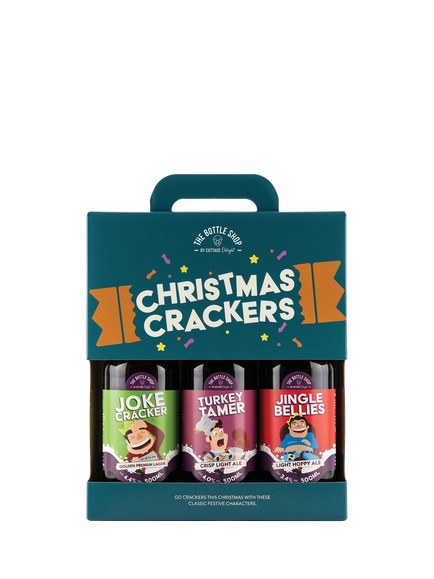 Cottage Delight Xmas Crackers Ale Selection, 3x 500ml, Multi