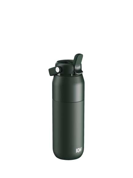 Ion8 Urban Stainless Steel Drinks Bottle, 540ml, Aqua, Forest