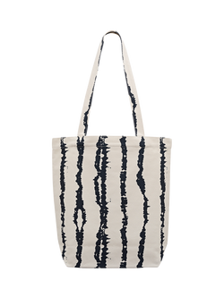 Radley Tie Dye Stripe Canvas Medium Tote Bag, Natural - view 2, Natural