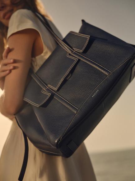 Radley The Chancery Leather Medium Shoulder Bag - view 2, Naval