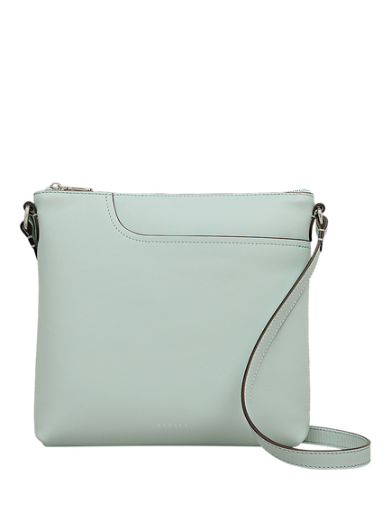 Radley Pockets Leather Small Crossbody Bag, Seafoam