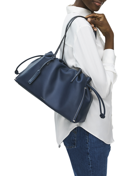 Radley The Roxburgh Leather Shoulder Bag - view 2, Naval