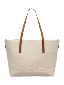 Radley Dukes Place Canvas Tote Bag, Natural, Natural