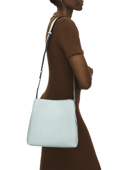 Radley Dukes Place Leather Medium Compartment Crossbody Bag - view 2, Seafoam