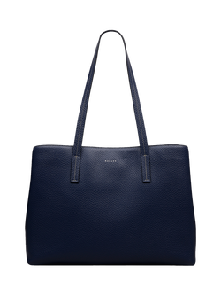 Radley Dukes Place Leather Tote Bag, Naval, Naval
