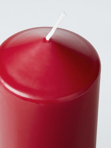 John Lewis Pillar Candle, Red, H20cm - view 2, Red