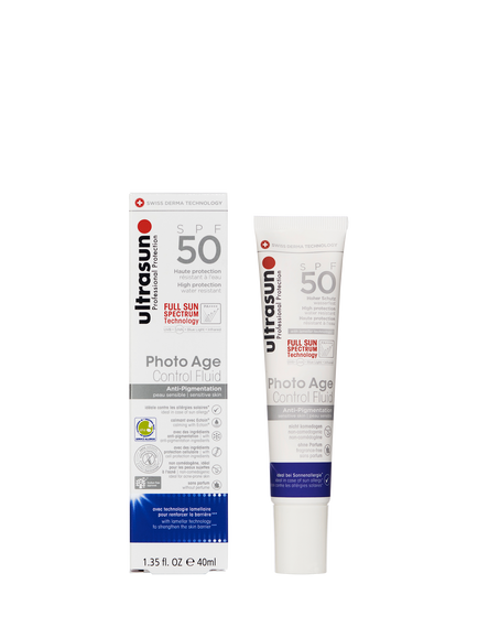 Ultrasun Photo Age Control Fluid Anti-Pigmentation SPF50, 40ml, Clear