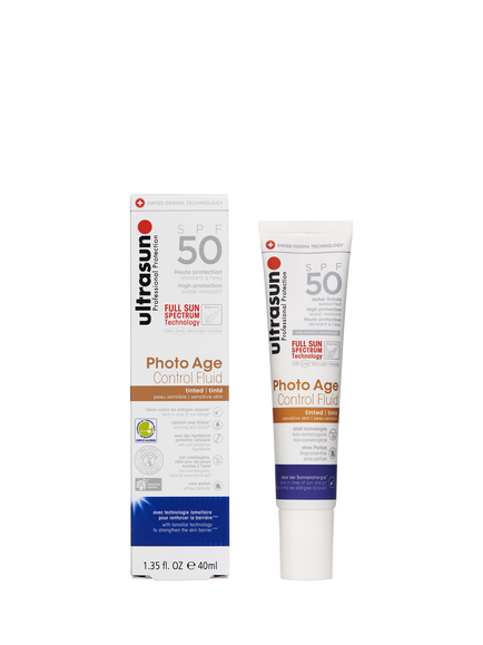 Ultrasun Photo Age Control Fluid Tinted SPF 50, 40ml, Clear