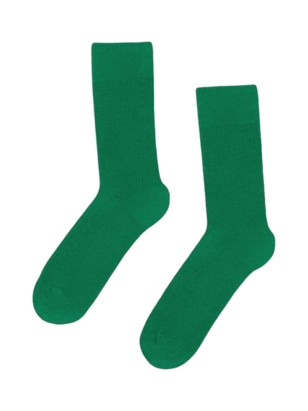 Colorful Standard Cotton Rich Crew Socks, Pack of 3, Green Multi, Green Multi