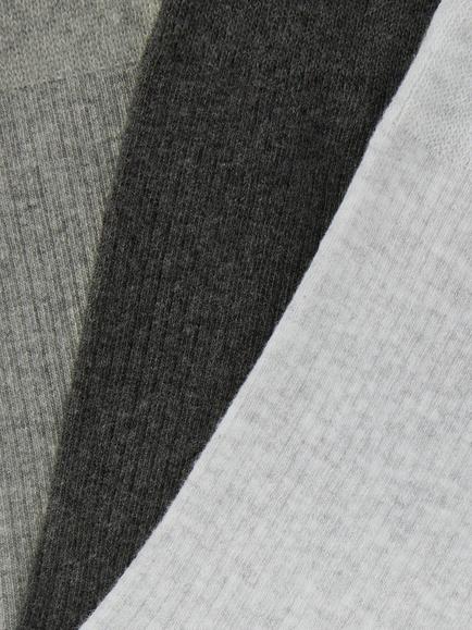Colorful Standard Cotton Rich Crew Socks, Pack of 3, Grey Multi - view 2, Grey Multi