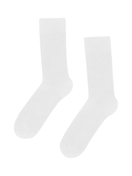 Colorful Standard Classic Cotton Rich Crew Socks, Pack of 3, White, White