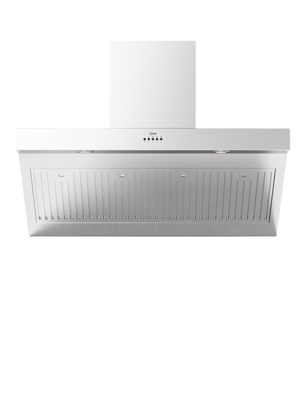 ILVE Modern AGQ100/SS 100cm Cooker Hood, Stainless Steel, Stainless Steel