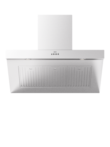 ILVE Modern AGQ90/SS 90cm Cooker Hood, Stainless Steel, Stainless Steel