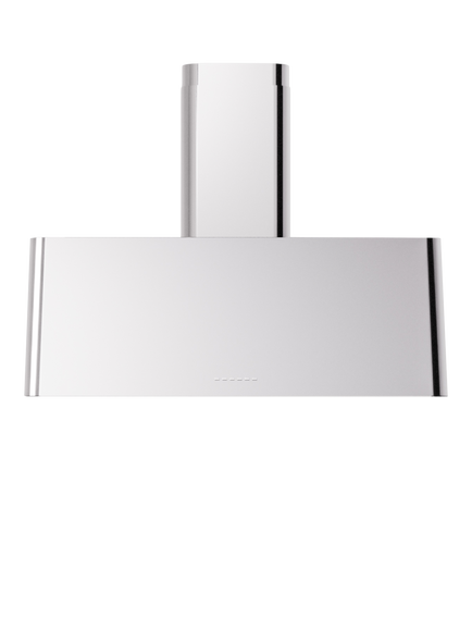 ILVE AG90 90cm Traditional Cooker Hood, Stainless Steel