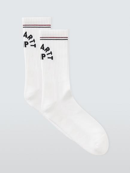 Carhartt WIP Cotton Rich Arch Script Socks, White White, White White