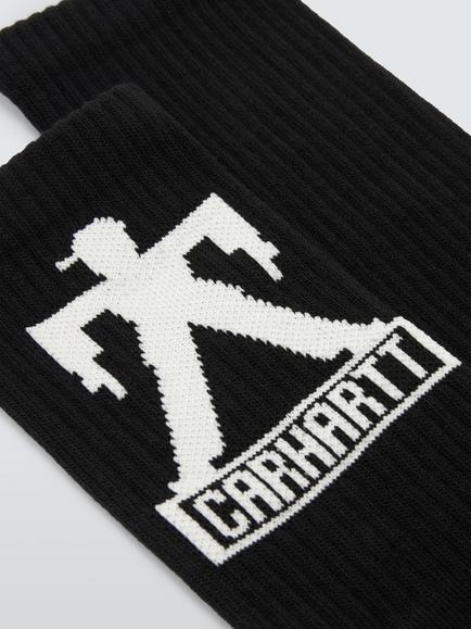 Carhartt WIP Cotton Rich Bricky Socks, Black Black - view 2, Black Black