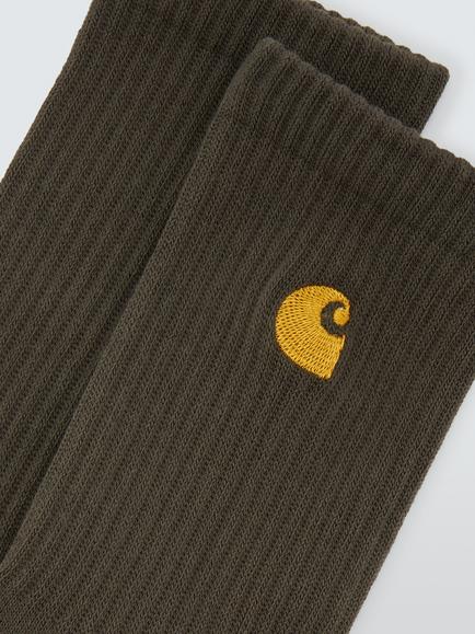 Carhartt WIP Cotton Rich Chase Socks, Green Olive - view 2, Green Olive