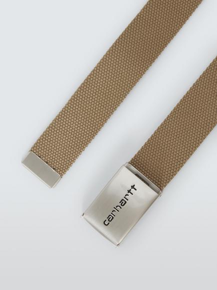 Carhartt WIP Clip Canvas Belt, Natural Natural - view 2, Natural Natural
