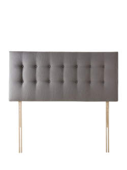 Silentnight OUTLET Sleep Genius Strutted Headboard, Double, Like New, Slate Grey, Slate Grey