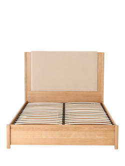 John Lewis OUTLET Rest 4 Drawer Bed Frame, King Size, Like New, Natural Wood, Natural Wood