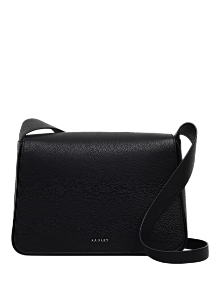 Radley Westwell Lane Leather Crossbody Bag, Black, Black