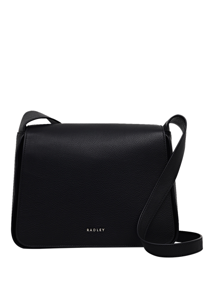 Radley Westwell Lane Leather Crossbody Bag, Black, Black