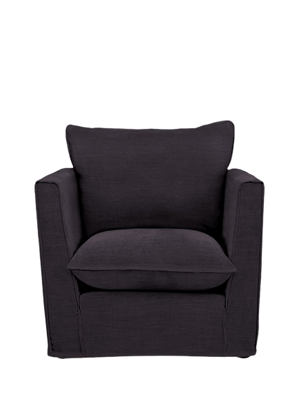John Lewis x Sophie Conran OUTLET Cocobella Armchair, Light Leg, Beatrice Midnight, Beatrice Midnight