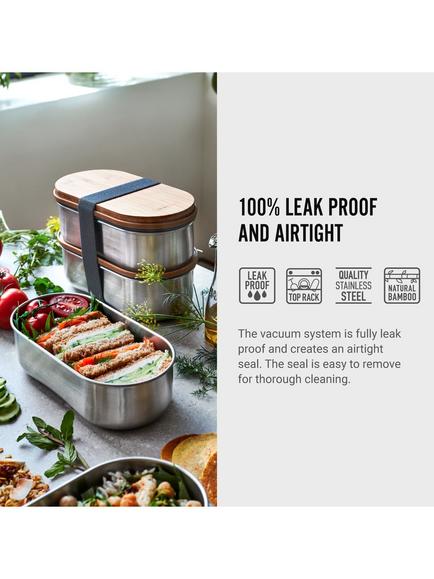 black+blum Double Bento Box, 1L, Olive - view 2, Olive