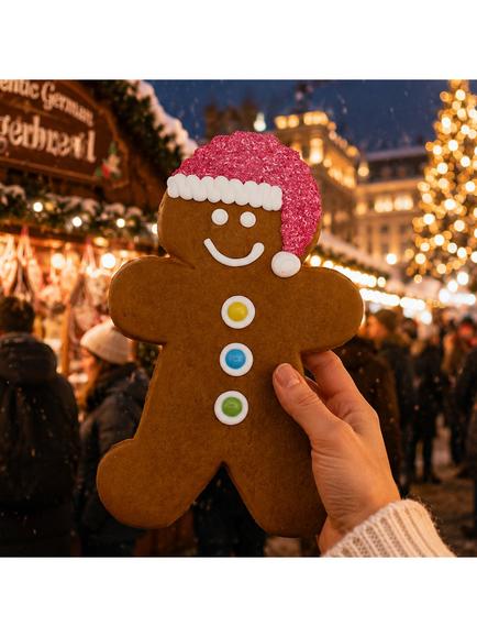 Pertzborn Large Gingerbread Man, 200g - view 2, Multi