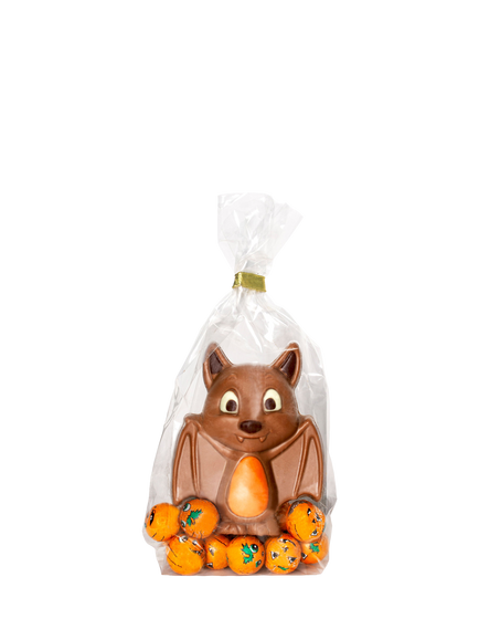 Sweet Me Keep Me Milk Chocolate Bat & Pumpkin Foil Balls, Multi