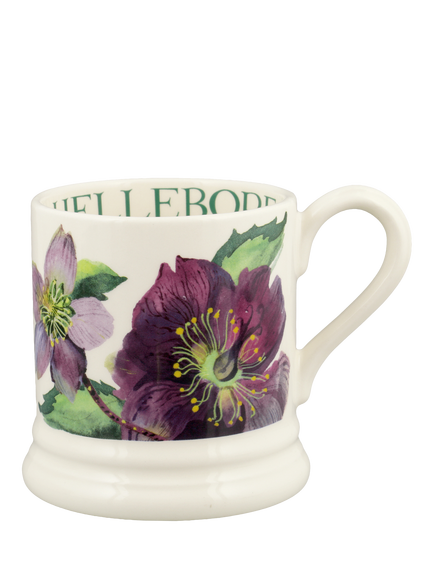 Emma Bridgewater Hellebore Earthenware Half Pint Mug, 300ml, Multi