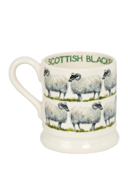 Emma Bridgewater Scottish Sheep Half Pint Earthenware Mug, 300ml - view 2, Multi