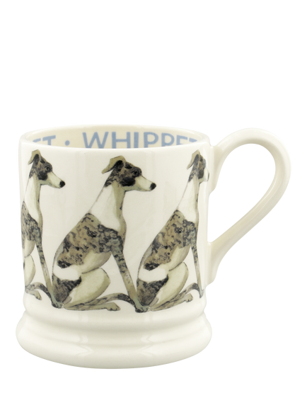 Emma Bridgewater Whippet Half Pint Earthenware Mug, 300ml, Multi