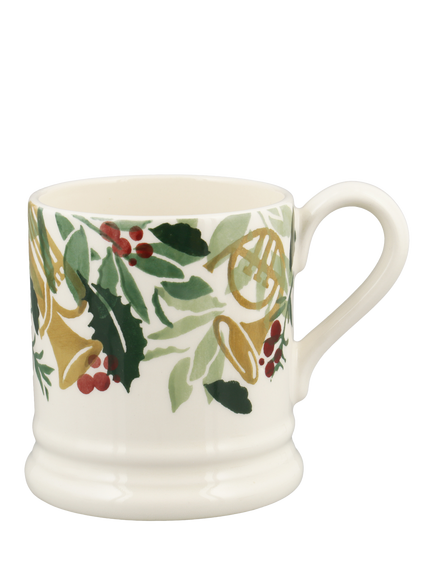 Emma Bridgewater Bring in the Green Half Pint Earthenware Mug, 300ml, Multi
