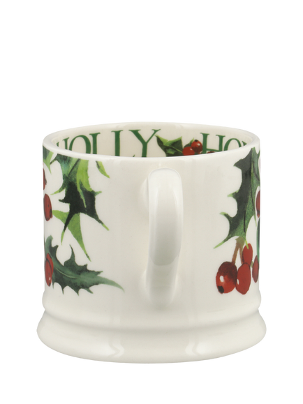 Emma Bridgewater Holly Small Mug, 175ml, Multi - view 2, Multi