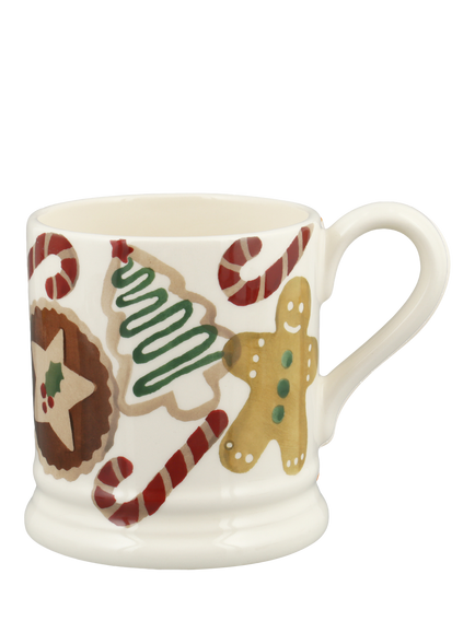 Emma Bridgewater Christmas Treats Half Pint Mug, 300ml, Multi, Multi