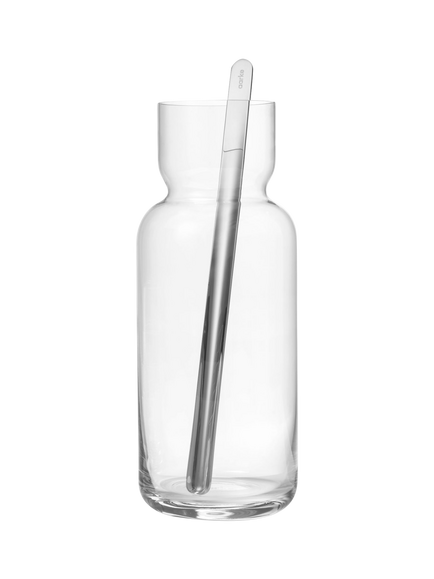 Aarke Nesting Glass Carafe, 1.1L, Clear, Clear