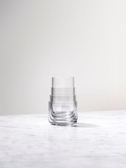 Aarke Nesting Glasses, Set of 4, 290ml, Clear - view 2, Clear
