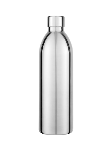 Aarke To Go Insulated Stainless Steel Bottle,1L, Steel, Steel