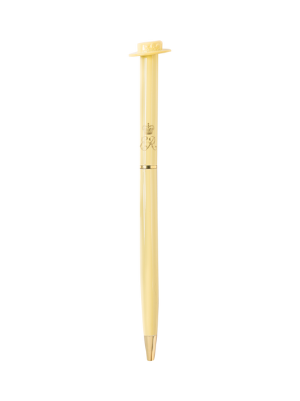Royal Collection Her Life in Style Hat Pen, Yellow, Yellow
