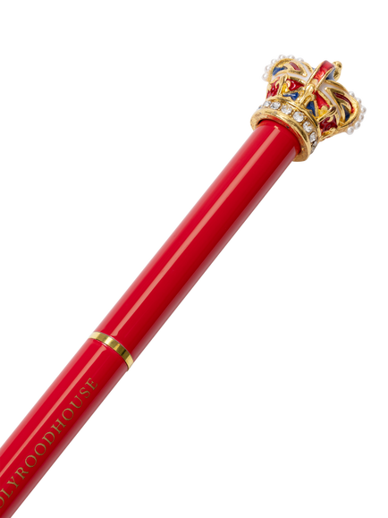 Royal Collection Palace of Holyroodhouse Union Flag Crown Pen, Red - view 2, Multi