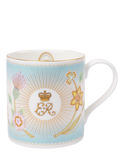 Royal Collection Queen Elizabeth II Centenary Mug, Blue, Blue