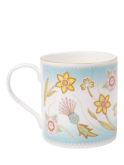 Royal Collection Queen Elizabeth II Centenary Mug, Blue - view 2, Blue