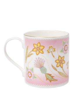 Royal Collection Queen Elizabeth II Centenary Mug, Pink - view 2, Pink
