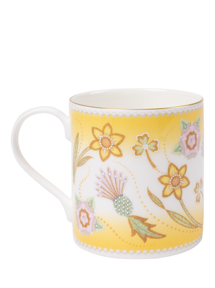 Royal Collection Queen Elizabeth II Centenary Yellow Mug, Yellow - view 2, Yellow