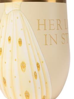 Royal Collection Queen Elizabeth II Her Life in Style Drinking Cup, Cream - view 2, Cream
